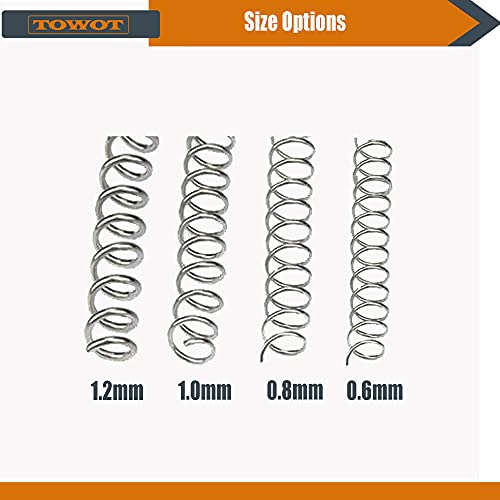 TOWOT Alambre de soldadura sin plomo, Alambre de Soldadura Sin Plomo con Núcleo de Colofonia(Sn99.3 % Cu0.7%/0.6mm,100g)