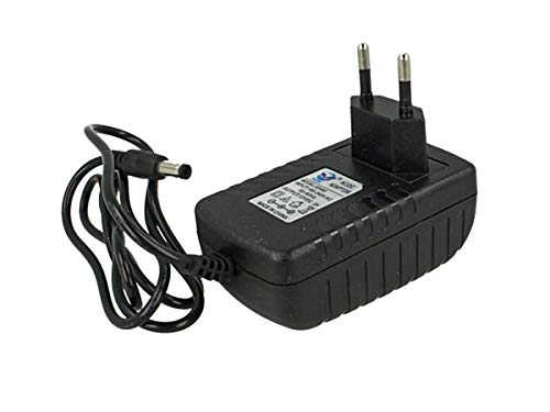 Transformador alimentador de 12 V con enchufe europeo, enchufe de casa AC220 V a CC 12 V (24W 12V 2A)