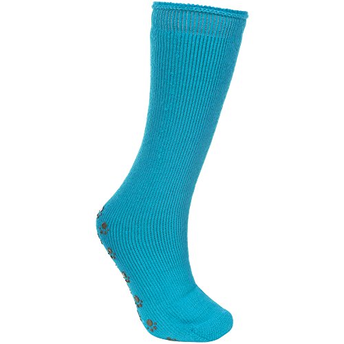 Trespass - Calcetines térmicos para esquiar modelo Paw para niños (Talla Única) (Azul)