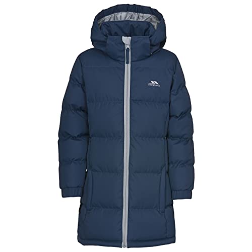 Trespass Tiffy, Chaqueta acolchada para niña, azul (Navy Tone), talla 3/4