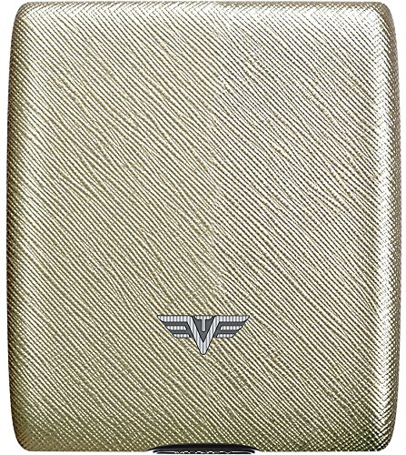 TRU VIRU Cartera para dinero y tarjetas (Oro)