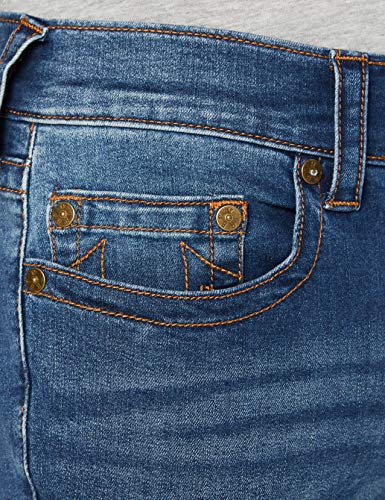 True Religion Men's Rocco No Flap Single Needle Slim Jeans, Disrupción Media, 33W/30L para Hombre