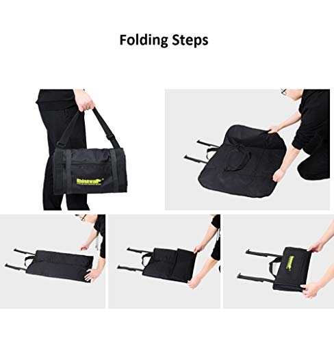 UBORSE Bolsa de Transporte Plegable para Bicicleta Bolsa de Almacenamiento para Bicicletas de Viaje de 20 Pulgadas Estuche de Transporte para Bicicleta de Montaña