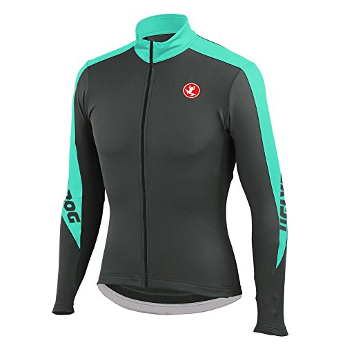 UGLY FROG Ciclismo Manga Larga Chaquetas para Hombre, Chaqueta Ciclismo,Prueba de Salpicaduras Térmica de Alta Visibilidad de Reflectante de Road Sports