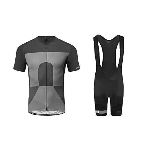 UGLY FROG Ropa Conjunto Traje Equipacion Ciclismo Hombre Verano con 3D Acolchado De Gel, Maillot Ciclismo + Pantalon/Culote Bicicleta para MTB Ciclista Bici