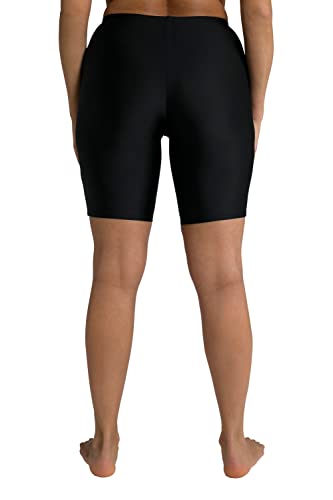 Ulla Popken Schwimmradler, Große Größen Bañador, Negro (Schwarz 10), 50 (Talla del Fabricante: 48) para Mujer