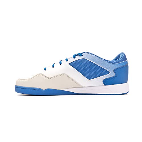 Umbro Chaleira II Liga, Zapatilla de fútbol Sala, White-Black-Regal Blue, Talla 10 US (44 EU)