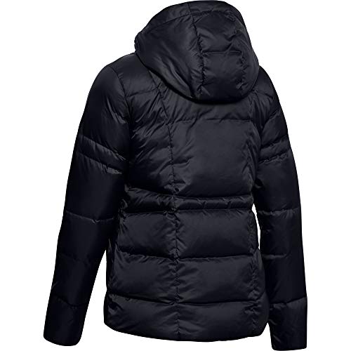 Under Armour Armour Down Hooded Jkt Chaqueta, Mujer, Negro, MD