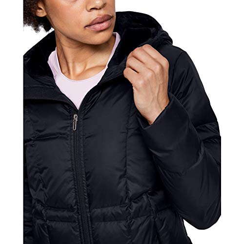 Under Armour Armour Down Hooded Jkt Chaqueta, Mujer, Negro, MD