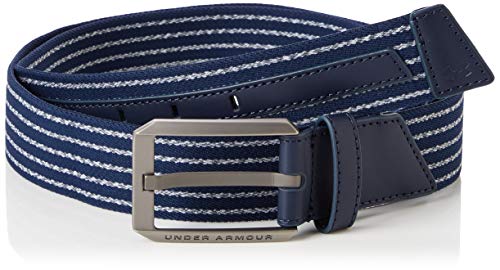 Under Armour UA Men's Stretch Belt Cómodo Cinturón De Hombre, Accesorio Para Hombre Hombre Azul (Navy) 38