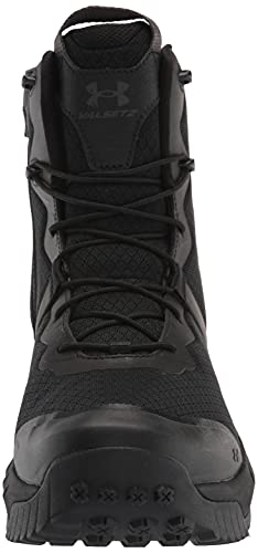 Under Armour UA Micro G Valsetz Zip, Bota táctica y Militar Hombre, Black/Black/Jet Gray, 45 EU