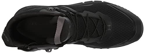 Under Armour UA Micro G Valsetz Zip, Bota táctica y Militar Hombre, Black/Black/Jet Gray, 45 EU