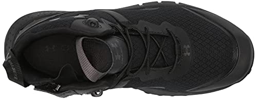 Under Armour UA Micro G Valsetz Zip Mid Zapatos de Escalada para Hombre, Negro (Black / Black / Jet Gray), 47.5 EU