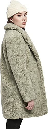 Urban Classics Abrigo para Mujer de Gran tamaño Chaqueta, Salvia, M