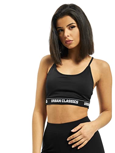 Urban Classics Ladies Sports Bra Sujetador Deportivo, Negro (Black 7), 95B para Mujer