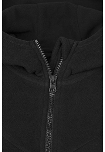 Urban Classics Sudadera con Capucha y Forro Polar, Negro (Black 7), L para Mujer