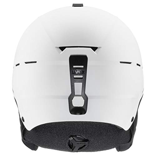 uvex legend 2.0 Casco de esquí, Adultos unisex, white-black mat, 59-62 cm