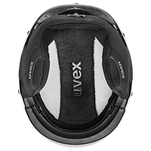 uvex legend 2.0 Casco de esquí, Adultos unisex, white-black mat, 59-62 cm