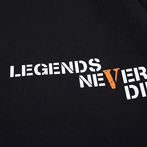 V Legends Never Die Camiseta Manga Corta para Hombre T-Shirt