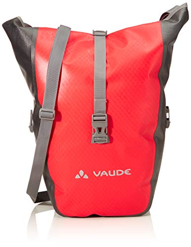 VAUDE Aqua Front RT-Vorderradtaschen, Unisex Adulto, Red, One Size