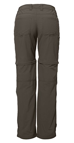 Vaude Farley ZO - Pantalones de senderismo para mujer, color Verde, talla 40