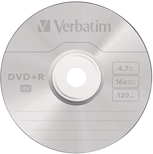 Verbatim DVD-R 4,7 GB / 120 Min / 16X Tarrina (25 Discos) Datalifeplus, Superficie Resistente A Los Arañazos