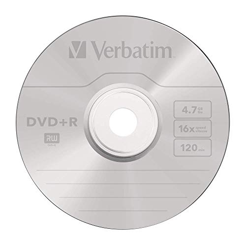 Verbatim DVD-R 4,7 GB / 120 Min / 16X Tarrina (25 Discos) Datalifeplus, Superficie Resistente A Los Arañazos