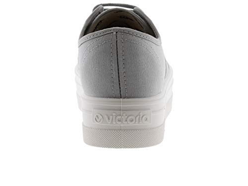 victoria Plataforma VICTORIA Barcelona Lona 109200-WOMEN para Mujer Zinc 36