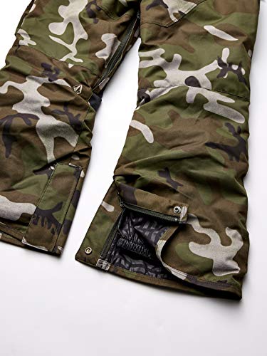 Volcom Barkley Bib Overall Braga, Niños, gi Camo, XL