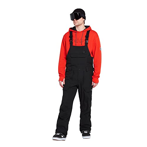 Volcom ROAN Bib Overall Peto Snowboarding Hombre, Black (Negro), M