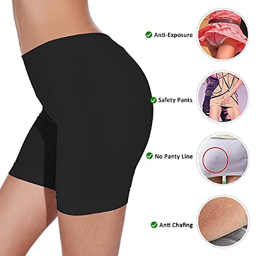 Voqeen Bragas de Mujer sin Costuras Bragas básicas Shorts Braguitas Short De Seguridad Shorts de Anti Rozaduras Calzoncillos (B, S)