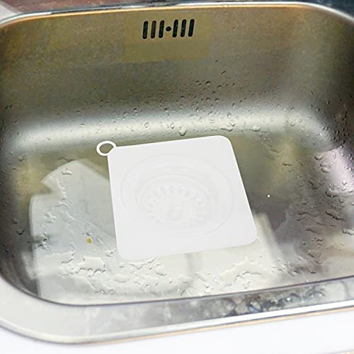 VOSAREA Tapa de Drenaje Cuadrada de Silicona Enchufe de Baño Tapón de Pelo de Silicona para Lavabo de Bañera Desagüe de Piso Ducha 2