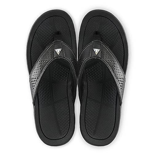 VVQI Chanclas deportivas para hombre Sandalias de dedo informales cómodas al aire libre