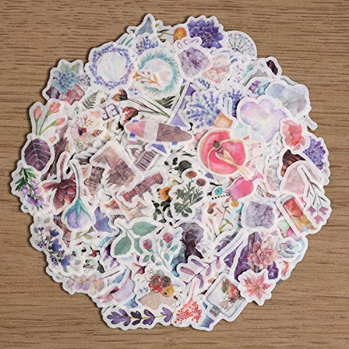 Washi Sticker Pack, 11 hojas (440 piezas) Planta | Flor | Botánico | Pétalos | Pegatina Galaxy Scrapbooking para Sobres, álbumes de Recortes, Etiquetas, Diarios, Lindas Pegatinas para Planificadores