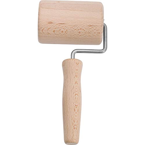 Westmark Rodillo de cocina para masa y horneado, Cilíndrico, Para moldes cuadrados, Madera de haya, diámetro 5.4 cm, Madera, Woody, Marrón claro, 30042270