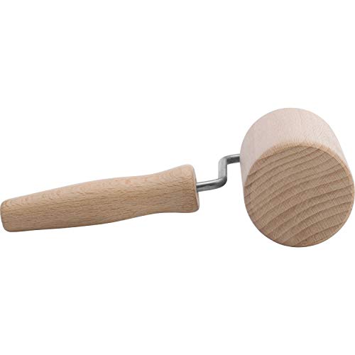 Westmark Rodillo de cocina para masa y horneado, Cilíndrico, Para moldes cuadrados, Madera de haya, diámetro 5.4 cm, Madera, Woody, Marrón claro, 30042270