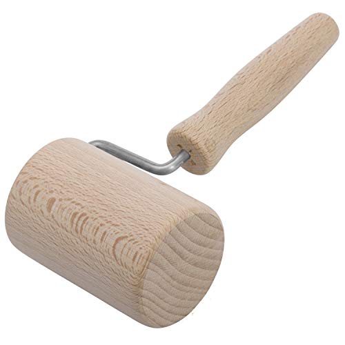 Westmark Rodillo de cocina para masa y horneado, Cilíndrico, Para moldes cuadrados, Madera de haya, diámetro 5.4 cm, Madera, Woody, Marrón claro, 30042270