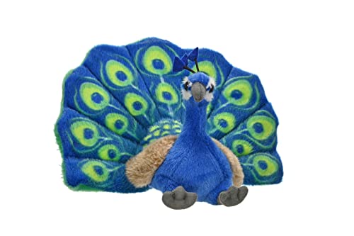 Wild Republic- CK Mini Pavo Real de Peluche, 20 cm (13811)