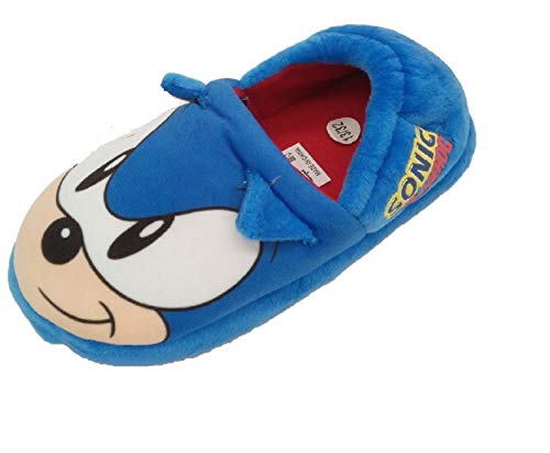 WILLIAM LAMB Zapatillas Sonic Character para niños, color azul, talla 10-3, Blue, 34 EU