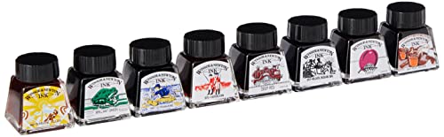 Winsor & Newton Tinta para Dibujo Drawing Ink- Set de 8 tintas, Colección William, Multicolor