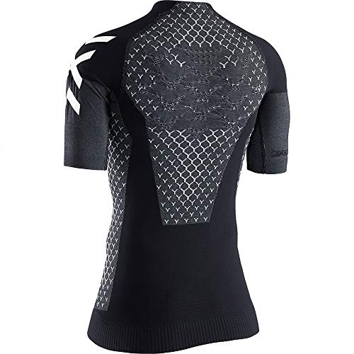 X-Bionic Camiseta M/C Twyce G2 Run Mujer Shirt, Negro