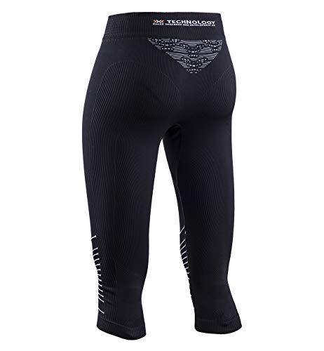 X-Bionic NG-YP07W19W Malla Pirata Energizer 4.0 Mujer, Negro (Opal Black/Arctic White), L