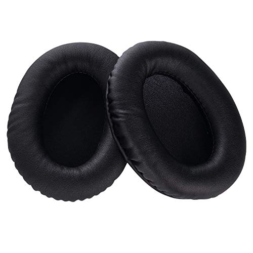 Yizhet Almohadillas Auriculares Compatible con Kingston HyperX Cloud II Gaming Cascos Almohadillas de Repuesto Espuma Viscoelástica para Kingston HyperX Cloud 2 (1 Par, Negro)