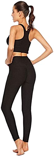 Yutdeng Mallas Push up Mujer Leggins Deportivos Yoga Leggings Mallas Pantalones Deportivos Alta Cintura Elásticos Fitness