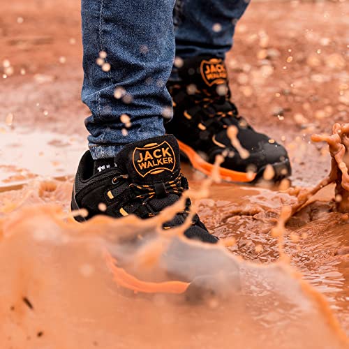 Zapatillas de Senderismo Trail Running para Hombre ultraligeras con ventilación de Baja Altura (42 EU, Naranja)