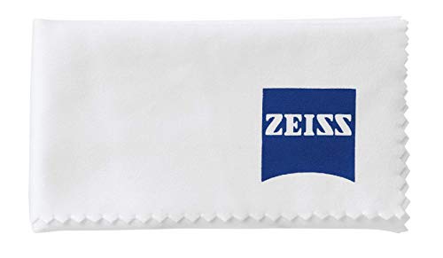 Zeiss Gamuza de Microfibra para Lentes, filtros, Gafas, prismáticos y Pantallas LCD, Color Blanco