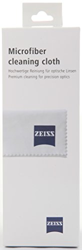 Zeiss Gamuza de Microfibra para Lentes, filtros, Gafas, prismáticos y Pantallas LCD, Color Blanco