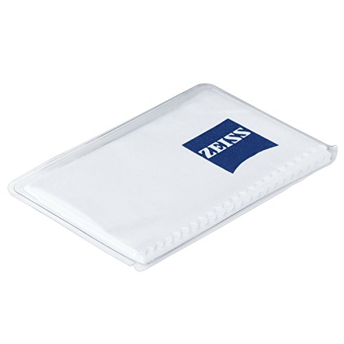 Zeiss Gamuza de Microfibra para Lentes, filtros, Gafas, prismáticos y Pantallas LCD, Color Blanco