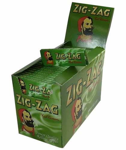 Zig Zag Caja Verde de 100 Libros de Papel de Liar