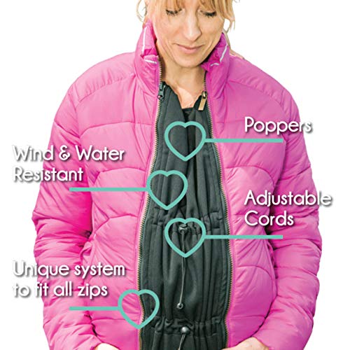 Zip Us In Panel de expansión de la Chaqueta - Convierte su Chaqueta preferida en una Chaqueta premamá! (Standard Length (65cm) Single Coil Panel)